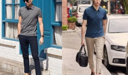 商务休闲范的男士翻领短袖T恤，如何穿搭出都市品味的绅士范？